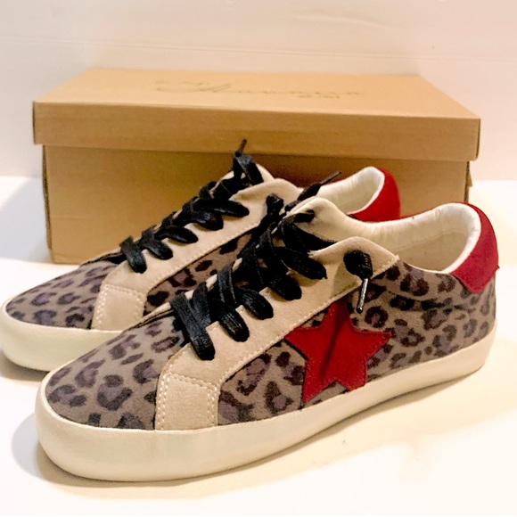 Vintage Havana Gray Cheetah with red star - Picture 2 of 11